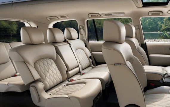 2023 Nissan Armada showing 8 seats | Valley Nissan in Longmont CO