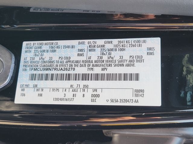 2024 Ford Escape ST-Line
