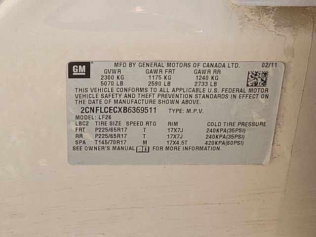 2011 Chevrolet Equinox LS