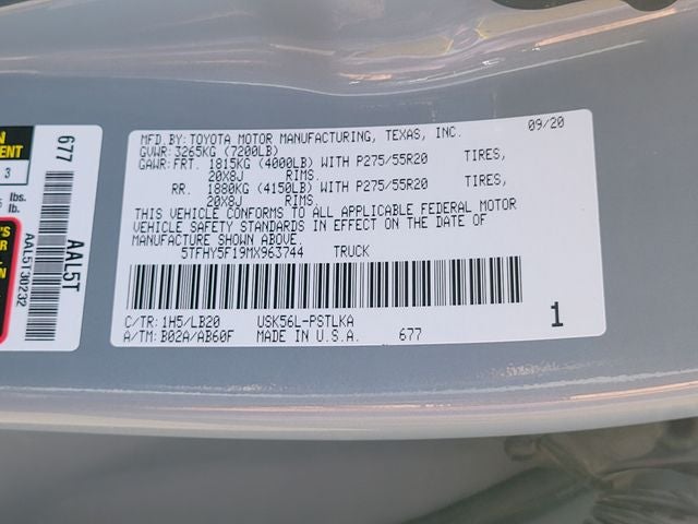 2021 Toyota Tundra Limited