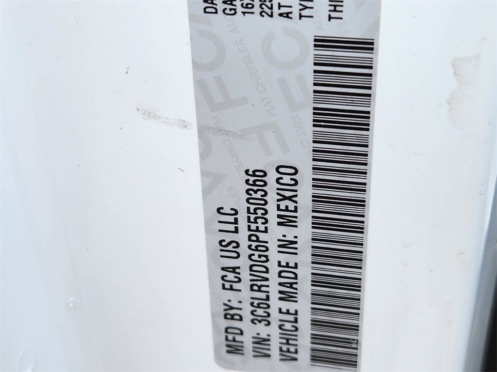 2023 RAM ProMaster 2500 Cargo Van High Roof 159' WB