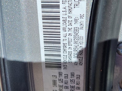 2019 RAM 2500 Tradesman Crew Cab 4x4 8' Box