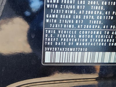 2019 Volkswagen Tiguan 4Motion