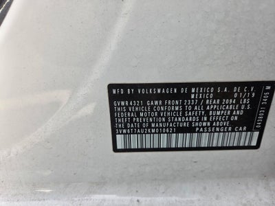 2019 Volkswagen Golf GTI 2.0T Rabbit Edition