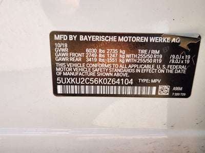 2019 BMW X6 xDrive35i