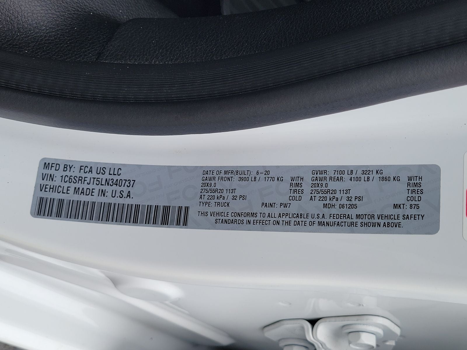 2020 RAM 1500 Laramie
