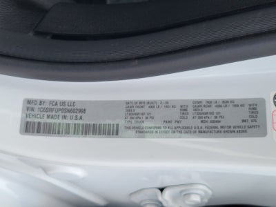 2025 RAM 1500 RHO