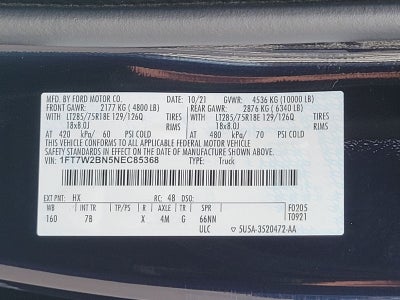 2022 Ford F-250SD Platinum