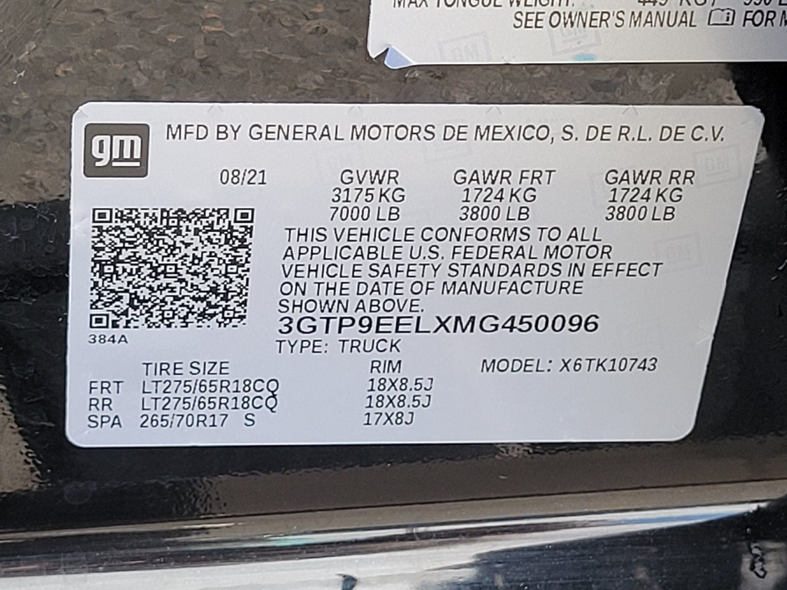 2021 GMC Sierra 1500 AT4