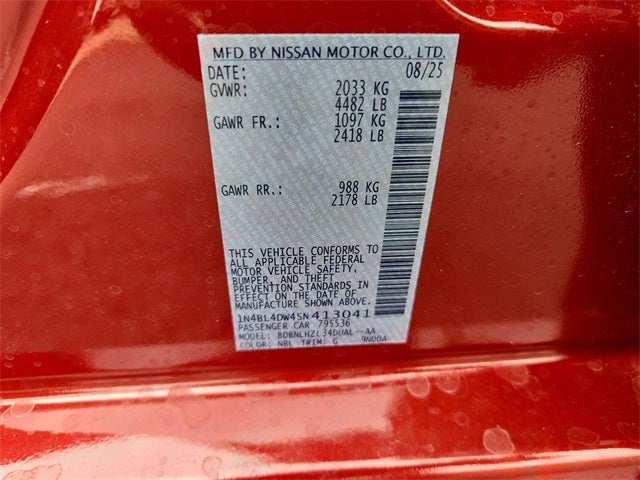 2025 Nissan Altima SV