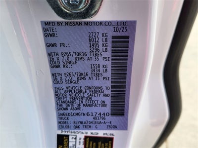 2026 Nissan Frontier S