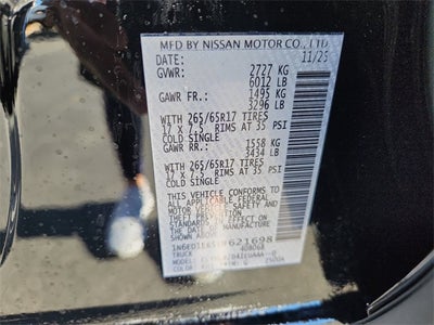 2026 Nissan Frontier SV