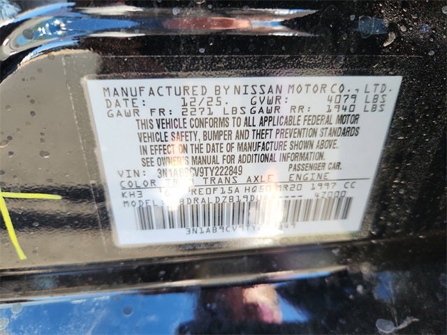 2026 Nissan Sentra SV