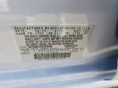 2025 Nissan Versa SV