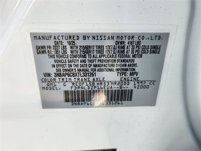 2026 Nissan Kicks SV