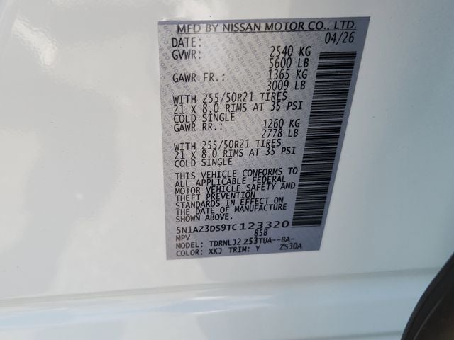 2026 Nissan Murano Platinum