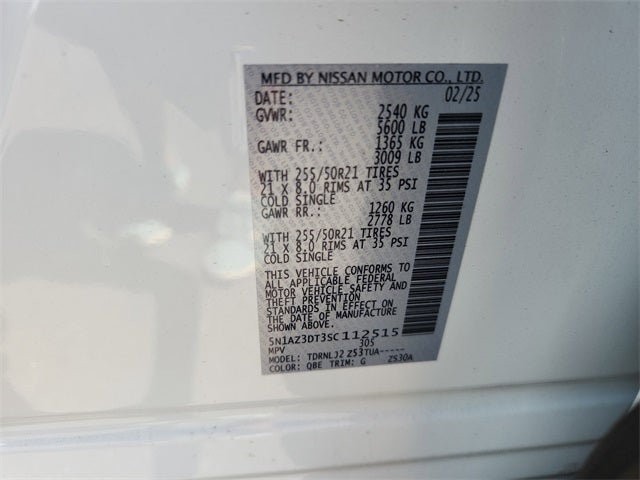 2025 Nissan Murano Platinum