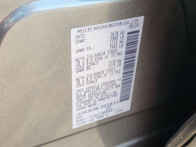 2024 Nissan Pathfinder SV