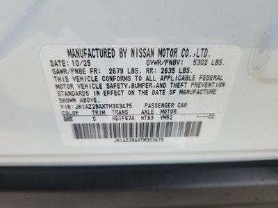 2026 Nissan LEAF S+