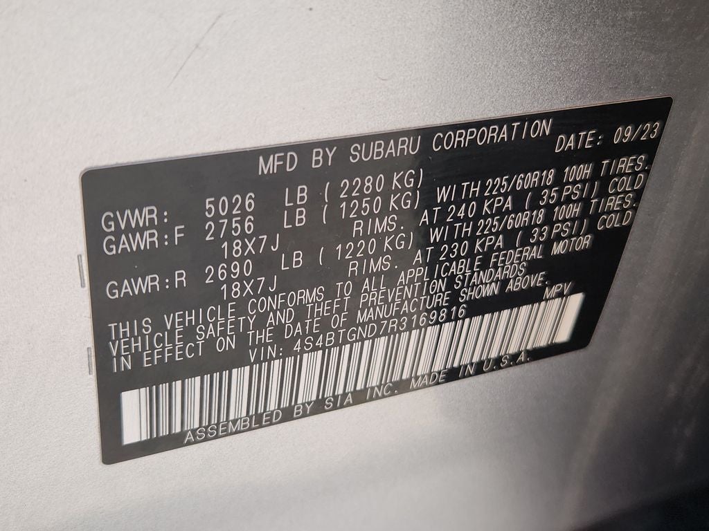 2024 Subaru Outback Limited XT