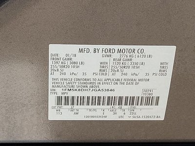 2018 Ford Explorer XLT