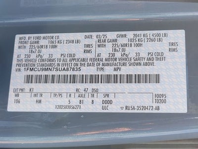 2025 Ford Escape ST-Line
