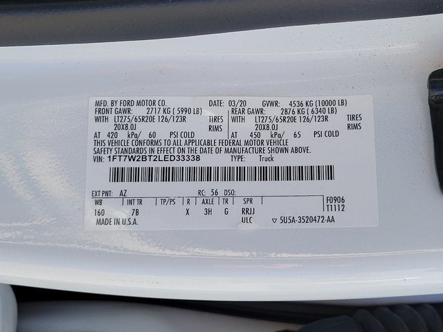 2020 Ford F-250SD Platinum