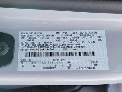 2025 Ford F-150 Raptor