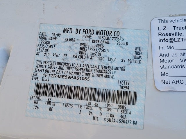 2009 Ford Ranger XLT