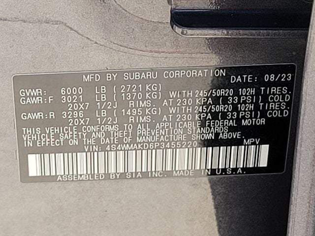 2023 Subaru Ascent Onyx Edition