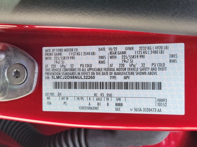 2022 Lincoln Corsair Reserve