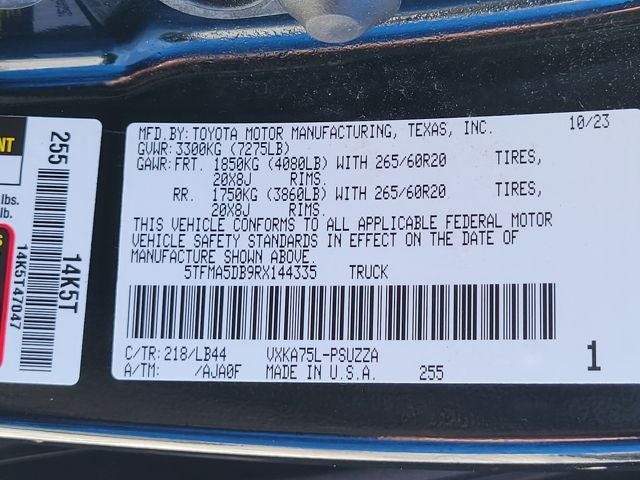 2024 Toyota Tundra 1794