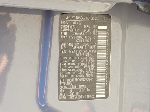 2022 Nissan Rogue Platinum