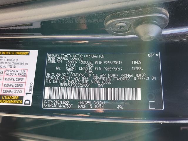 2016 Toyota 4Runner SR5 Premium