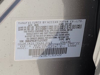 2026 Nissan Kicks SV