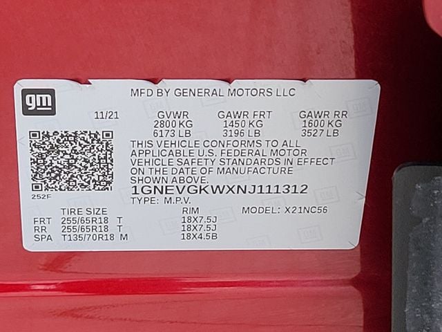 2022 Chevrolet Traverse LT 1LT