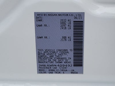 2023 Nissan Altima 2.5 SL