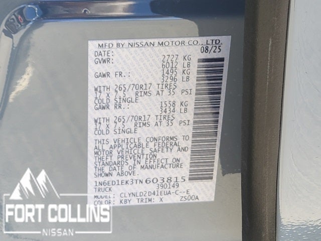 2026 Nissan Frontier PRO-4X