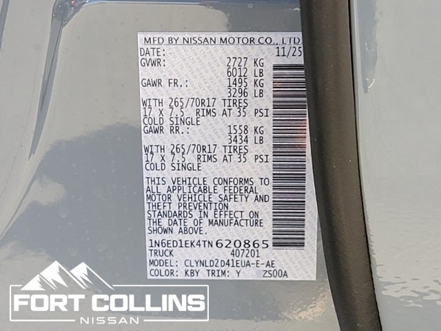 2026 Nissan Frontier PRO-4X