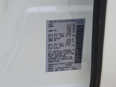 2026 Nissan Frontier PRO-4X