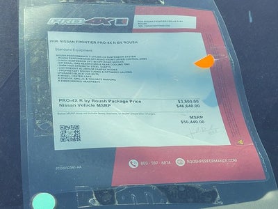 2026 Nissan Frontier PRO-4X