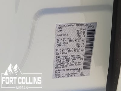 2026 Nissan Frontier PRO-4X