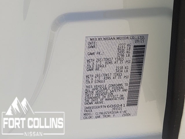 2026 Nissan Frontier PRO-4X