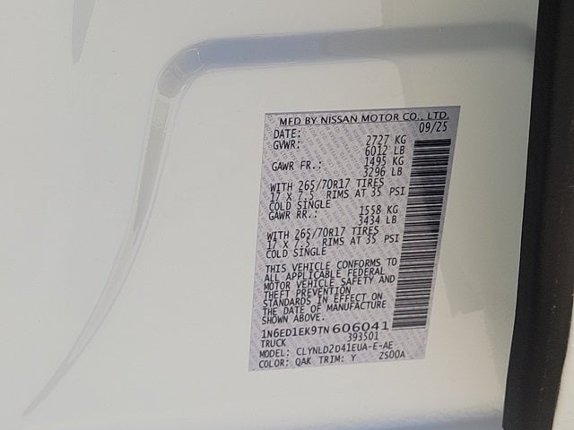 2026 Nissan Frontier PRO-4X