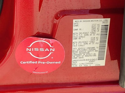 2023 Nissan Frontier SV