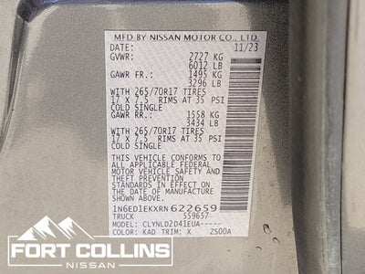 2024 Nissan Frontier PRO-4X