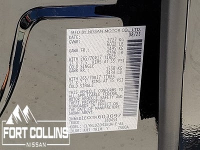 2026 Nissan Frontier PRO-4X