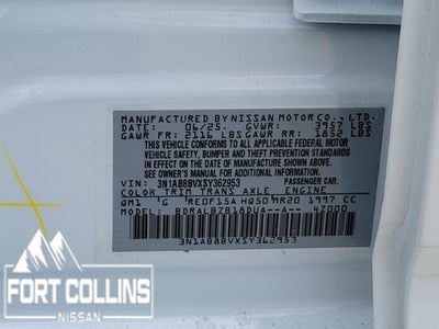 2025 Nissan Sentra S