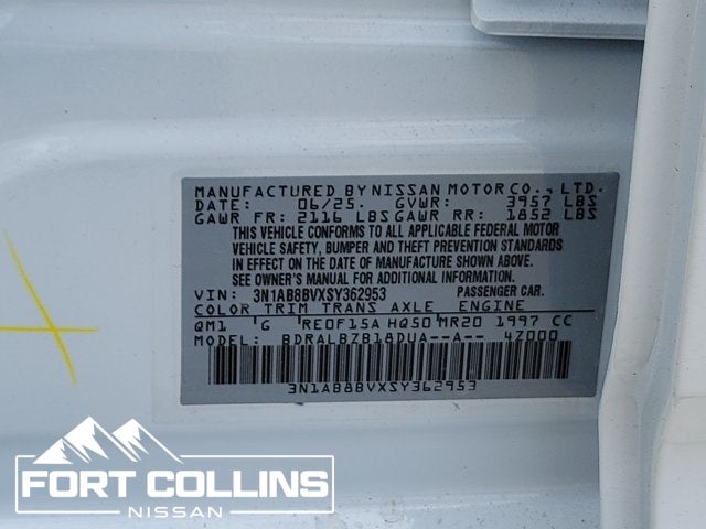 2025 Nissan Sentra S