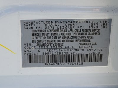 2026 Nissan Sentra SV